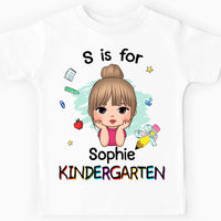 Personalized Back To School Gift For Granddaughter Alphabet Kid T Shirt 28080 thumb 1