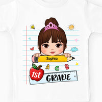 Personalized Back To School Gift For Granddaughter 1st Grade Kid T Shirt 28081 thumb 1