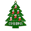 Personalized Gift For Grandma Christmas Socks Ornament 28082 1