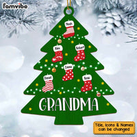 Personalized Gift For Grandma Christmas Socks Ornament 28082 thumb 1