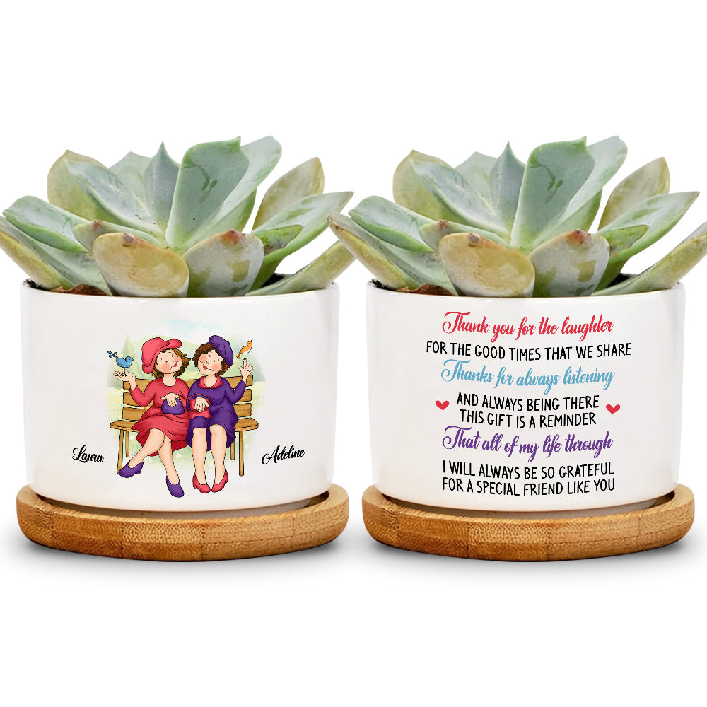 Personalized Gift For Friends Thank You For Plant Pot 28084 Primary Mockup