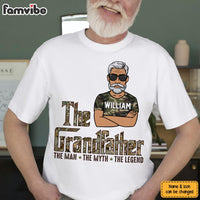 Personalized Gift For Grandpa The Grandfather Camo Pattern Shirt - Hoodie - Sweatshirt 28086 thumb 1