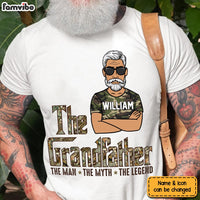 Personalized Gift For Grandpa The Grandfather Camo Pattern Shirt - Hoodie - Sweatshirt 28086 thumb 1