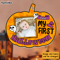 Personalized Gift For Baby My First Halloween Upload Photo Ornament 28098 thumb 1