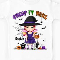 Personalized Halloween Toddler Creep It Real Kid T Shirt 28100 thumb 1