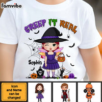 Personalized Halloween Toddler Creep It Real Kid T Shirt 28100 thumb 1