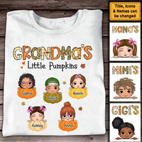 Personalized Grandma's Little Pumpkins T-shirt Shirt - Hoodie - Sweatshirt 28112 thumb 1