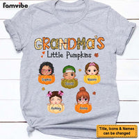 Personalized Grandma's Little Pumpkins T-shirt Shirt - Hoodie - Sweatshirt 28112 thumb 1