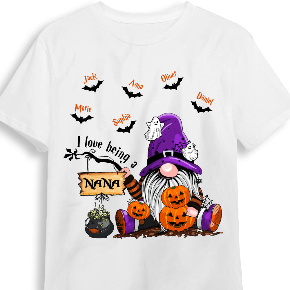 Personalized I Love Being A Nana Halloween T-shirt Shirt Hoodie Sweatshirt 28113 Primary Mockup