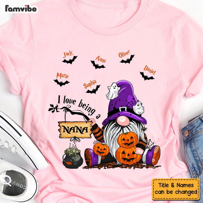 Personalized I Love Being A Nana Halloween T-shirt Shirt - Hoodie - Sweatshirt 28113 1