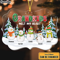 Personalized Grandkids Melt Our Hearts Ornament Benelux Ornament 28121 thumb 1