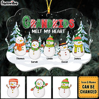 Personalized Grandkids Melt Our Hearts Ornament Benelux Ornament 28121 thumb 1