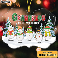 Personalized Grandkids Melt Our Hearts Ornament Benelux Ornament 28121 thumb 1