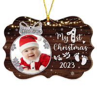 Personalized Gift For Baby's First Christmas Benelux Ornament 28123 thumb 1