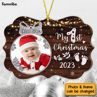 Personalized Gift For Baby's First Christmas Benelux Ornament 28123 thumb 1