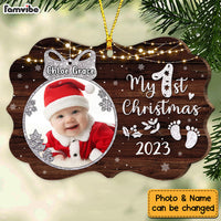 Personalized Gift For Baby's First Christmas Benelux Ornament 28123 thumb 1