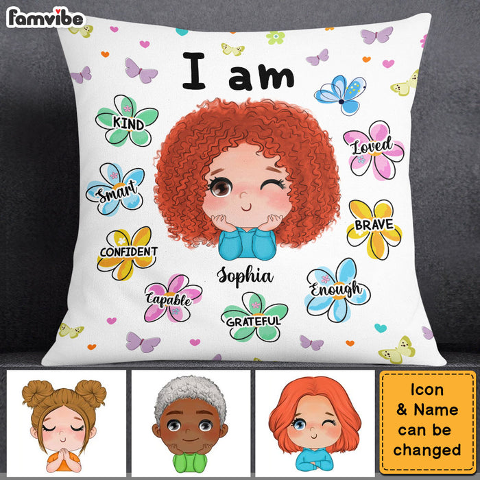 Personalized Gift For Granddaughter I Am Kind Pillow 28124 1