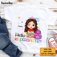 Personalized Back To School Gift For Granddaughter Hello School Kid T Shirt 28125 thumb 1