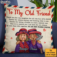 Personalized To My Old Friend Pillow 28126 thumb 1