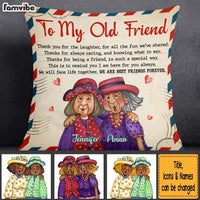 Personalized To My Old Friend Pillow 28126 thumb 1