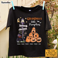 Personalized Gift For Grandma Halloween Little Pumpkins Shirt - Hoodie - Sweatshirt 28130 thumb 1