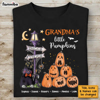 Personalized Gift For Grandma Halloween Little Pumpkins Shirt - Hoodie - Sweatshirt 28130 thumb 1