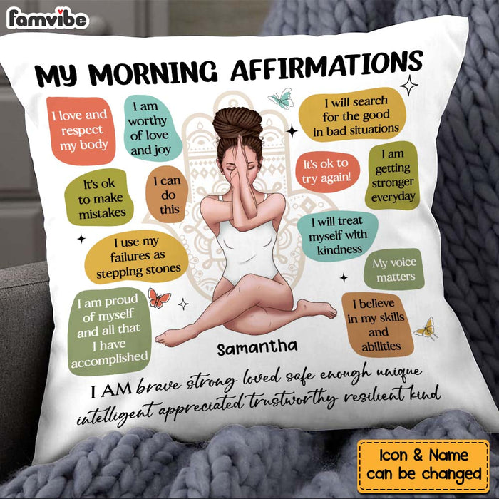 Personalized Yoga Daughter Affirmation Pillow 28134 1