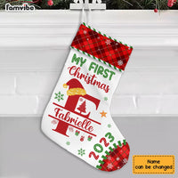 Personalized Gift For Baby My First Christmas Stocking 28138 thumb 1