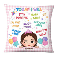 Personalized Today I Will Granddaughter  Pillow 28144 thumb 1