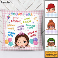 Personalized Today I Will Granddaughter  Pillow 28144 thumb 1