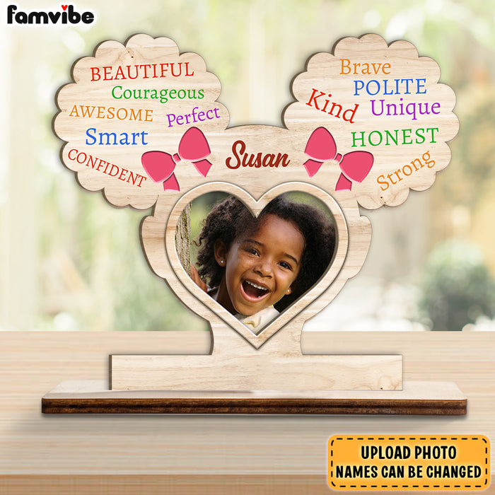 Personalized Gift For Granddaughter I Am Kind Photo Wood Plaque 28146 1