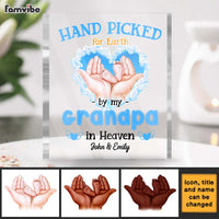 Personalized Gift For Newborn Baby Hand Picked For Earth In Heaven Plaque 27783 28157 thumb 1