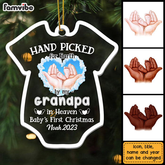 Personalized Newborn Baby's First Christmas Onesie Ornament 27783 28160 1