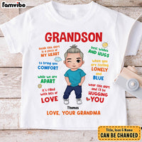 Personalized Gift For Grandson Lots Of Love Inside This Kid T Shirt 28167 thumb 1