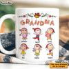 Personalized Christmas Gift For Grandma Little Kids Mug 28186 1