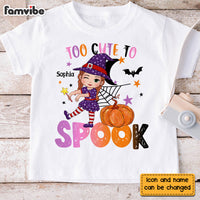 Personalized Gift For Granddaughter Halloween Too Cute To Spook Kid T Shirt 28189 thumb 1