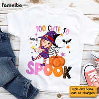 Personalized Gift For Granddaughter Halloween Too Cute To Spook Kid T Shirt 28189 thumb 1