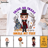 Personalized Gift For Grandson Trick Or Treat Halloween Kid T Shirt 28192 thumb 1