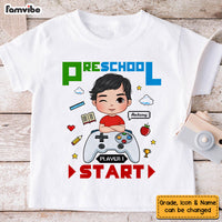 Personalized Back To School Gift For Grandson Player 1 Start Kid T Shirt 28193 thumb 1