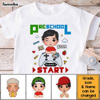 Personalized Back To School Gift For Grandson Player 1 Start Kid T Shirt 28193 thumb 1