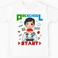 Personalized Back To School Gift For Grandson Player 1 Start Kid T Shirt 28193 thumb 1