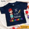 Personalized Gift For Grandson Alphabet Back To School Kid T Shirt 27552 28195 1