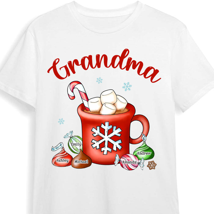 Personalized Gift For Grandma Hot Cocoa Cup Shirt - Hoodie - Sweatshirt 28200 1