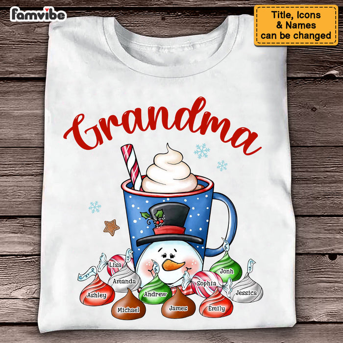 Personalized Gift For Grandma Hot Cocoa Cup Shirt - Hoodie - Sweatshirt 28200 1