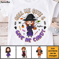 Personalized Halloween Gift For Granddaughter Call Me Cute Kid T Shirt 28202 thumb 1