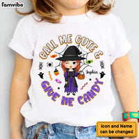 Personalized Halloween Gift For Granddaughter Call Me Cute Kid T Shirt 28202 thumb 1