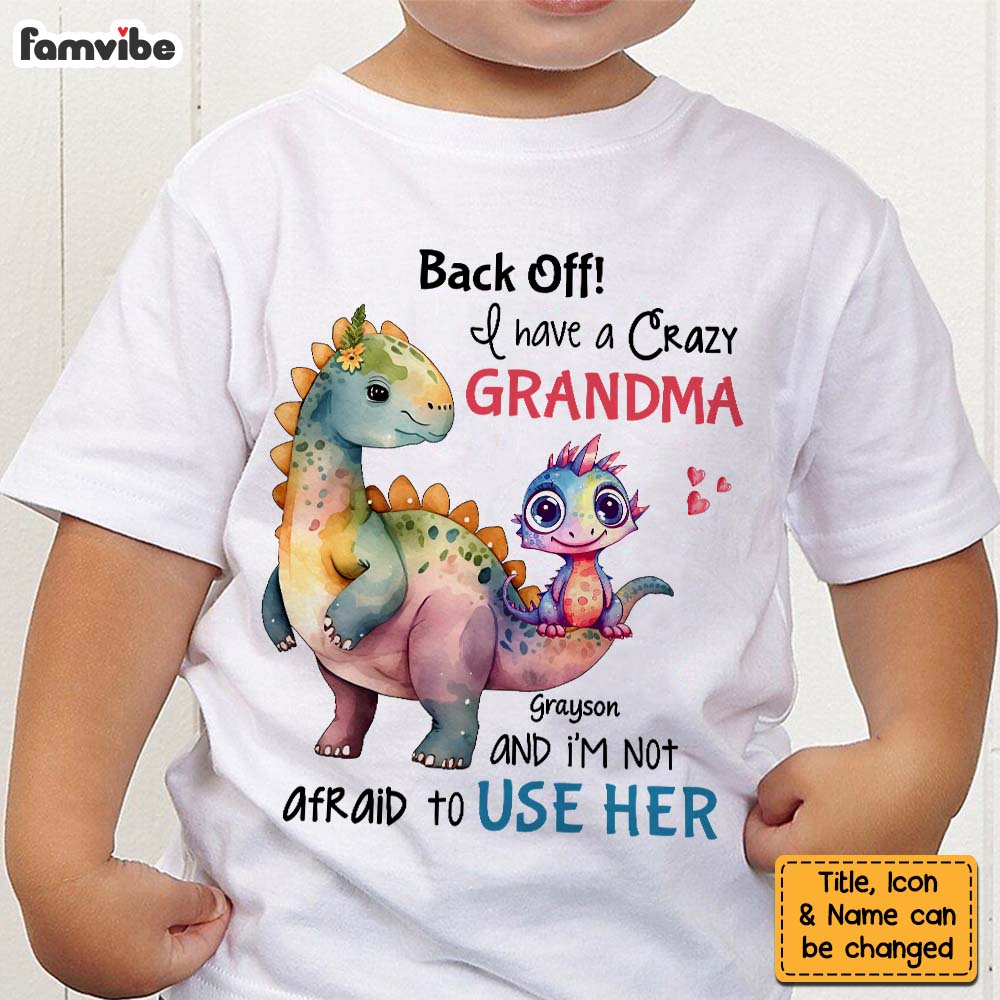 Personalized Gift For Grandson Dinosaur Kid T Shirt 28209 Mockup White