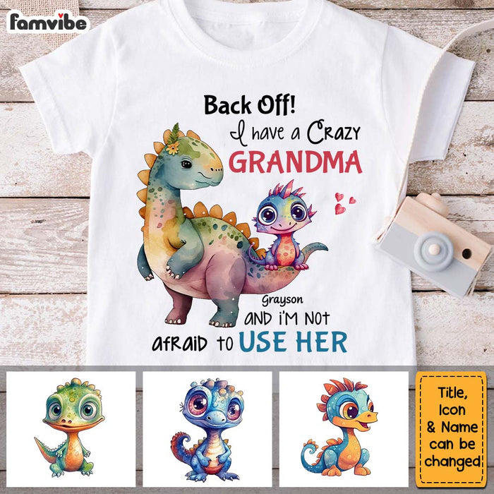 Personalized Gift For Grandson Dinosaur Kid T Shirt 28209 1