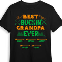 Personalized Gift For Grandpa  'Buckin Grandpa' Shirt - Hoodie - Sweatshirt 28210 thumb 1