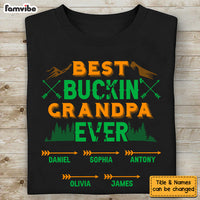 Personalized Gift For Grandpa  'Buckin Grandpa' Shirt - Hoodie - Sweatshirt 28210 thumb 1